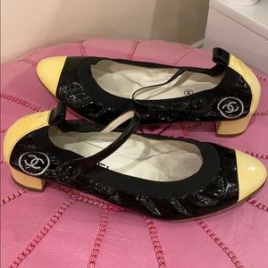 Chanel Mary Jane flats